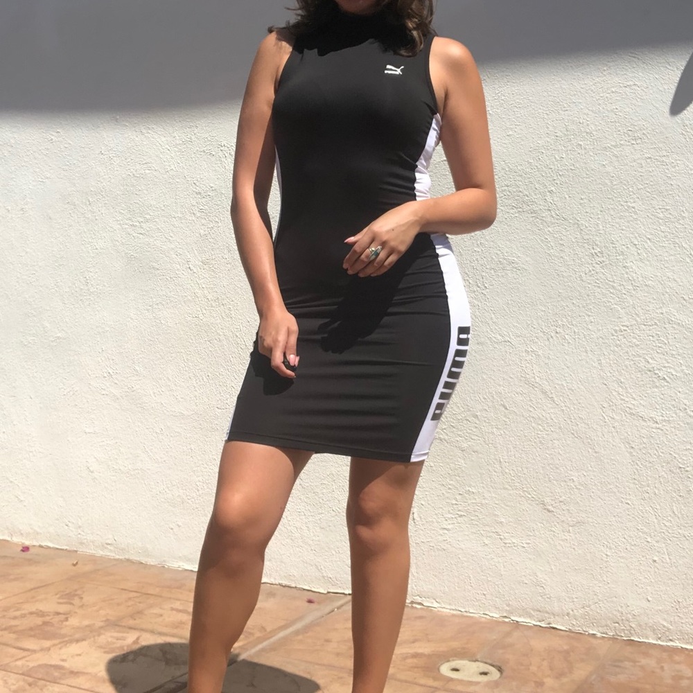 Y2K vintage puma stretchy dress